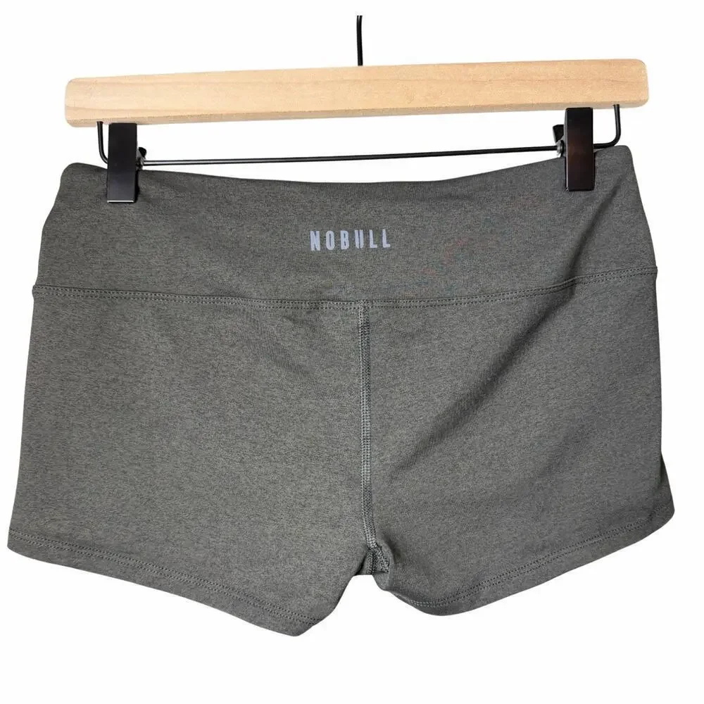 NOBULL Gray High Rise Shorts Compression Training Athletic Gym Womens size M